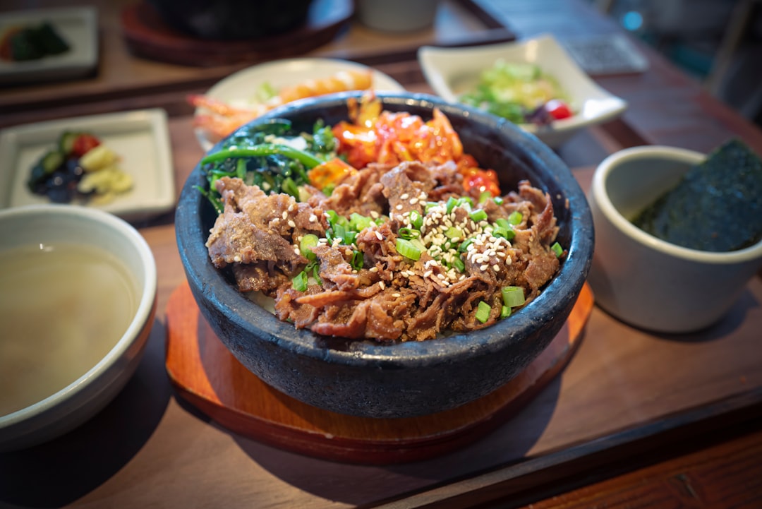 Korean soup and rice meal representing Busan dwaeji gukbap dining