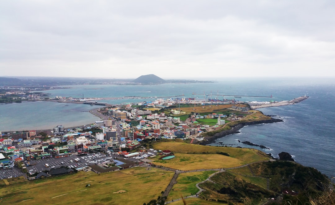View from Seongsan Ilchulbong in eastern Jeju