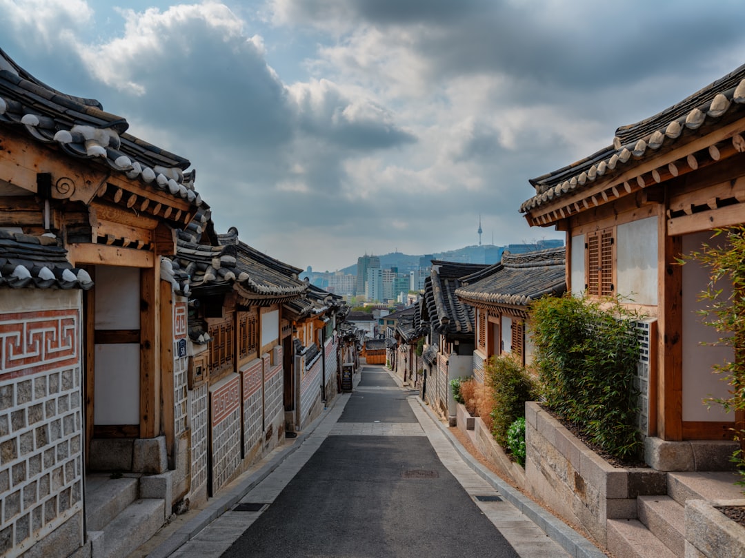 Street in Anguk, Seoul, South Korea, for a first-trip accommodation guide