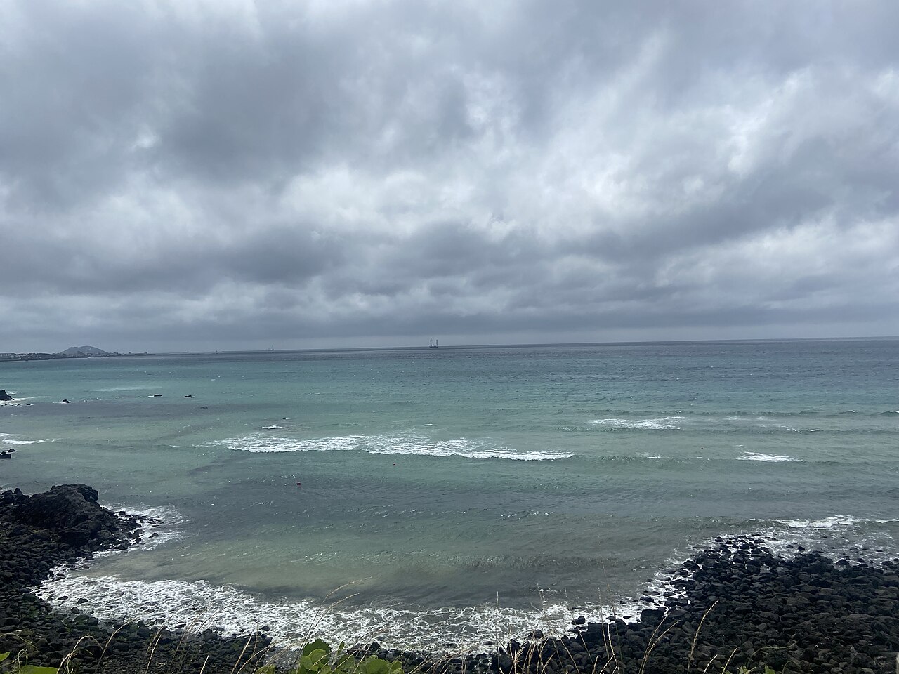 Coast at Aewol on Jeju Island